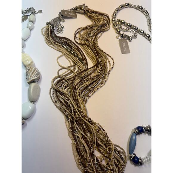 New NWT Chicos Chico's long necklace necklaces lot bundle jewelry jewelries - Picture 9 of 14